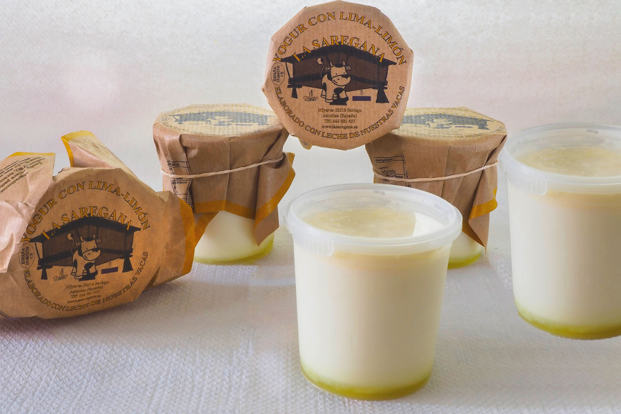 Yogur con lima limón