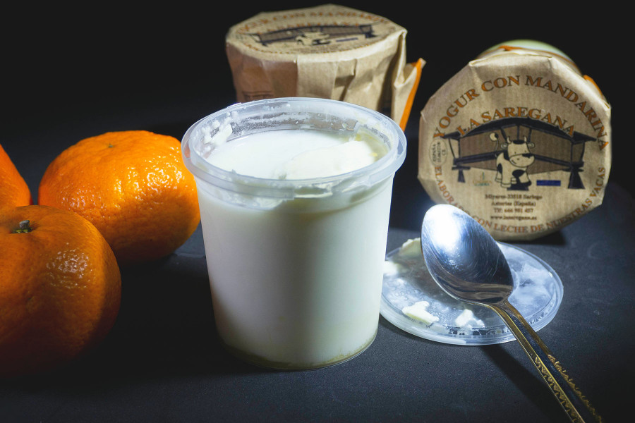 Yogur con mandarina