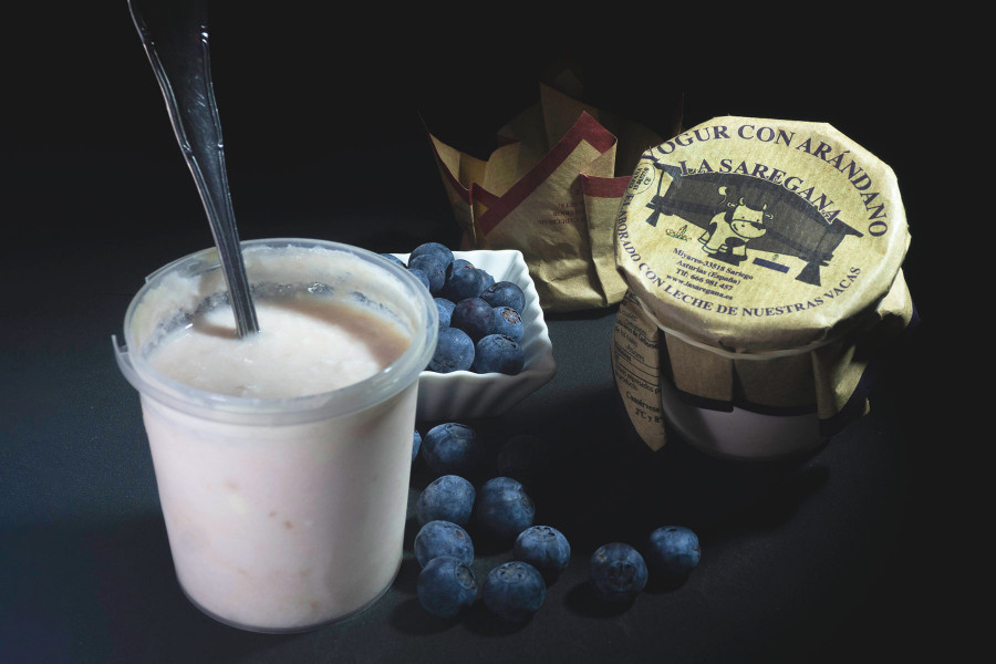 Yogur con arándanos 2